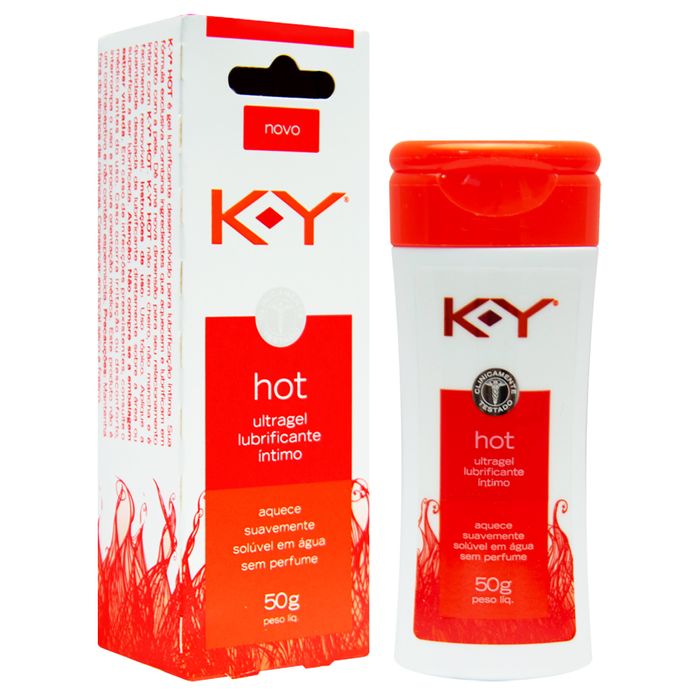 K Y Ultragel Hot Lubrificante íntimo 50g Ky Gall Sex Shop