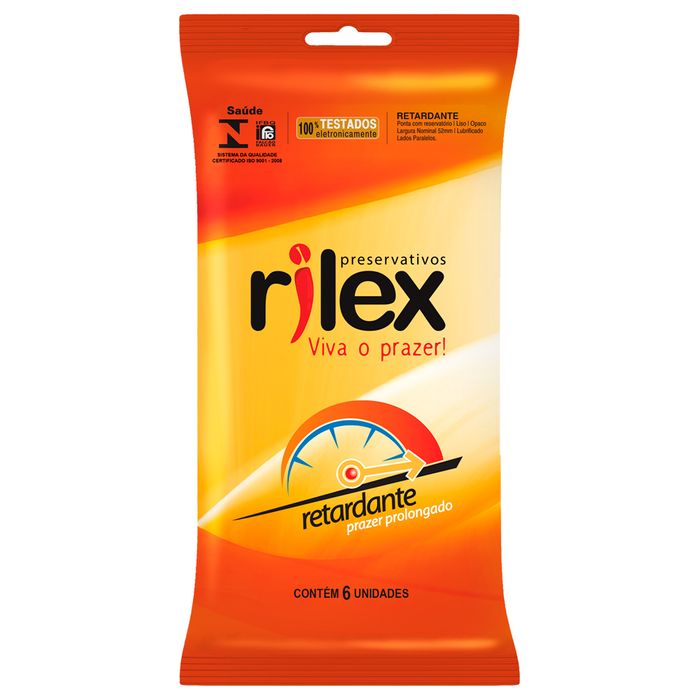 Preservativo Retardante 06 Unidades Rilex