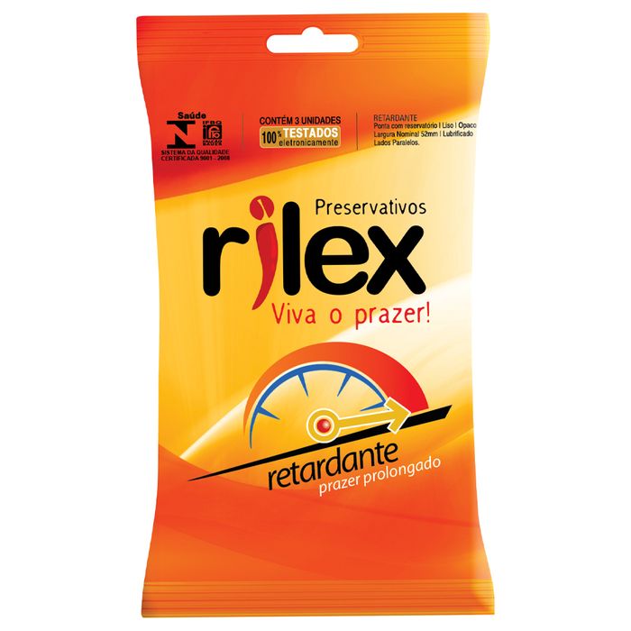 Preservativo Retardante 03 Unidades Rilex