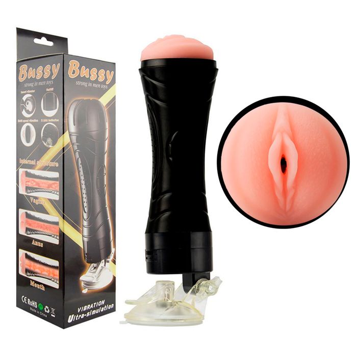 Masturbador Lanterna Formato Vagina Ventosa E Vibro Vipmix
