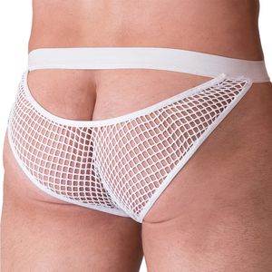 Cueca Sensual Tela Com Tule Branco Sexy Fantasy