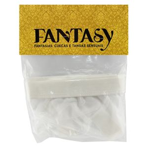 Cueca Sensual Tule Branco Sexy Fantasy