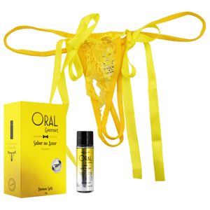 Kit Oral Gourmet Fio E Gel Beijavel Pimenta Sexy