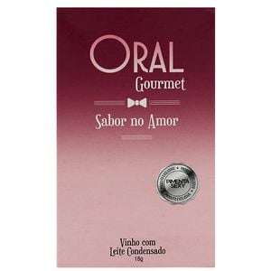 Kit Oral Gourmet Fio E Gel Beijavel Pimenta Sexy