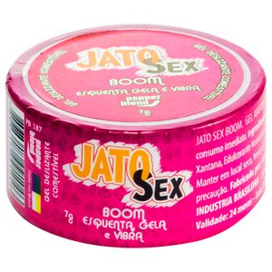 Jato Sex Boom Esquenta Gela E Vibra Gel 7g Pepper Blend