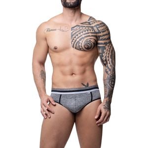 Jock Cinza Frente Slip Sd Clothing