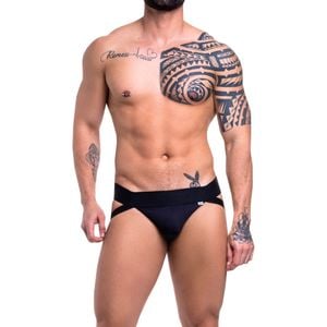 Jock Fio 4 Tiras Preto Suplex Sd Clothing