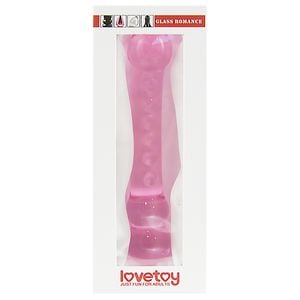 Plug Ponto G Em Vidro Com Relevo 19 X 35cm Sexy Import