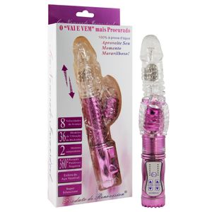 Vibrador Jack Rabbit Rotativo Vai E Vem 36 Vibracoes Sexy Import