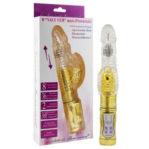 Vibrador Jack Rabbit Rotativo Vai E Vem 36 Vibracoes Sexy Import