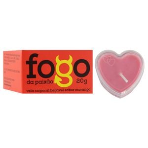 Vela Fogo Da Paixao Beijavel 20g Sexy Fantasy