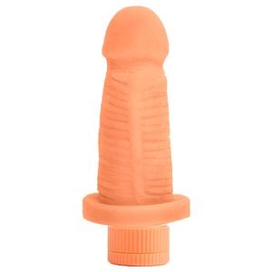 Protese Vibrador Controle Interno Em Cyber 115 X 4cm Hot Flowers