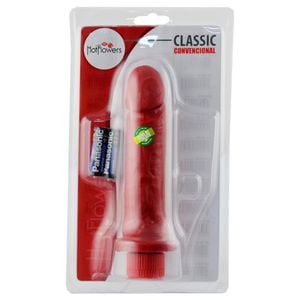 Protese Vibrador Controle Interno 16 X 4cm Hot Flowers