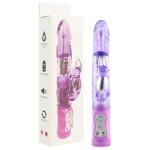 Vibrador Rotativo Rabbit 7 Vibracoes 22 X 3cm Vipmix