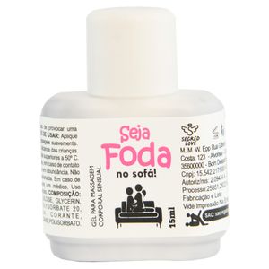 Seja Foda No Sofa Gel Anal 15ml Segred Love