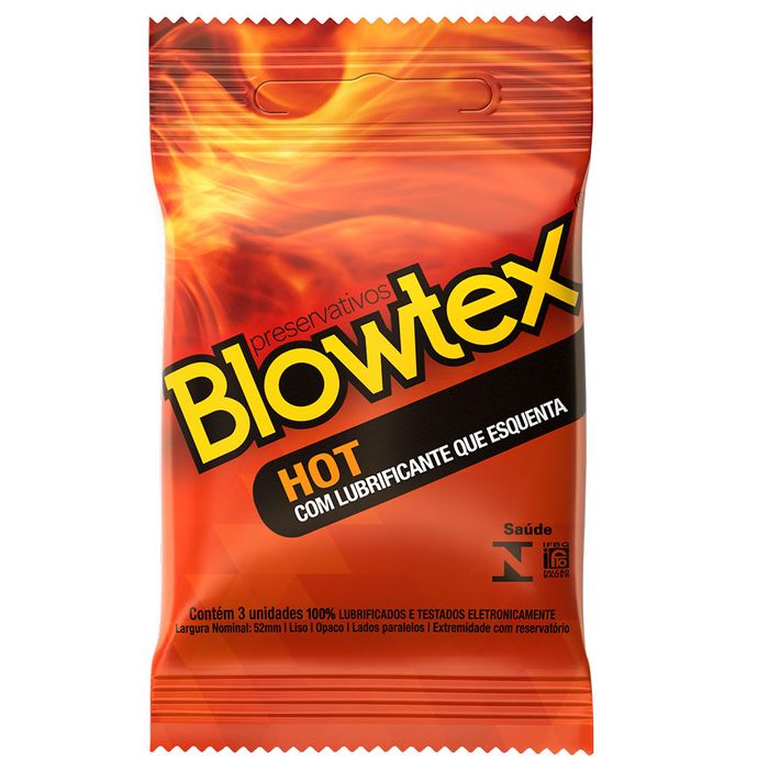 Preservativo Hot 03 Unidades Blowtex