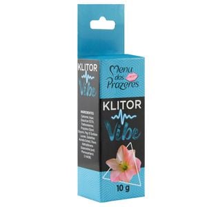 Klitor Vibe Gel Vibrador 10g Menu Dos Prazeres