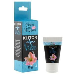 Klitor Vibe Gel Vibrador 10g Menu Dos Prazeres