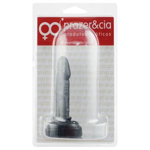 Penis De Borracha Macico 8 X 16cm Prazer E Cia