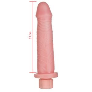 Protese Com Vibro Interno 18 X 4cm Hot Flowers