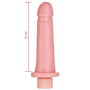 Protese Com Vibro Interno 165 X 4cm Hot Flowers