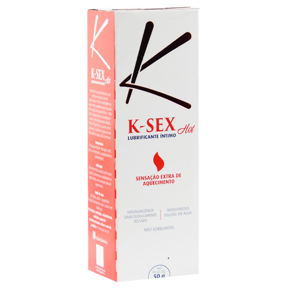 K Sex Hot Lubrificante íntimo 50g União Química Gall Sex Shop 