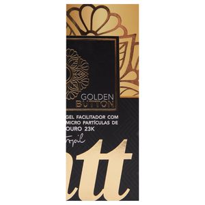 Golden Button Gel Anal Particulas De Ouro 23k 17ml Intt