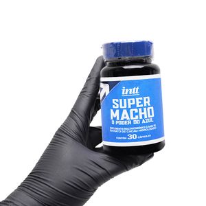 Super Macho O Poder Do Azul 30 Capsulas Intt