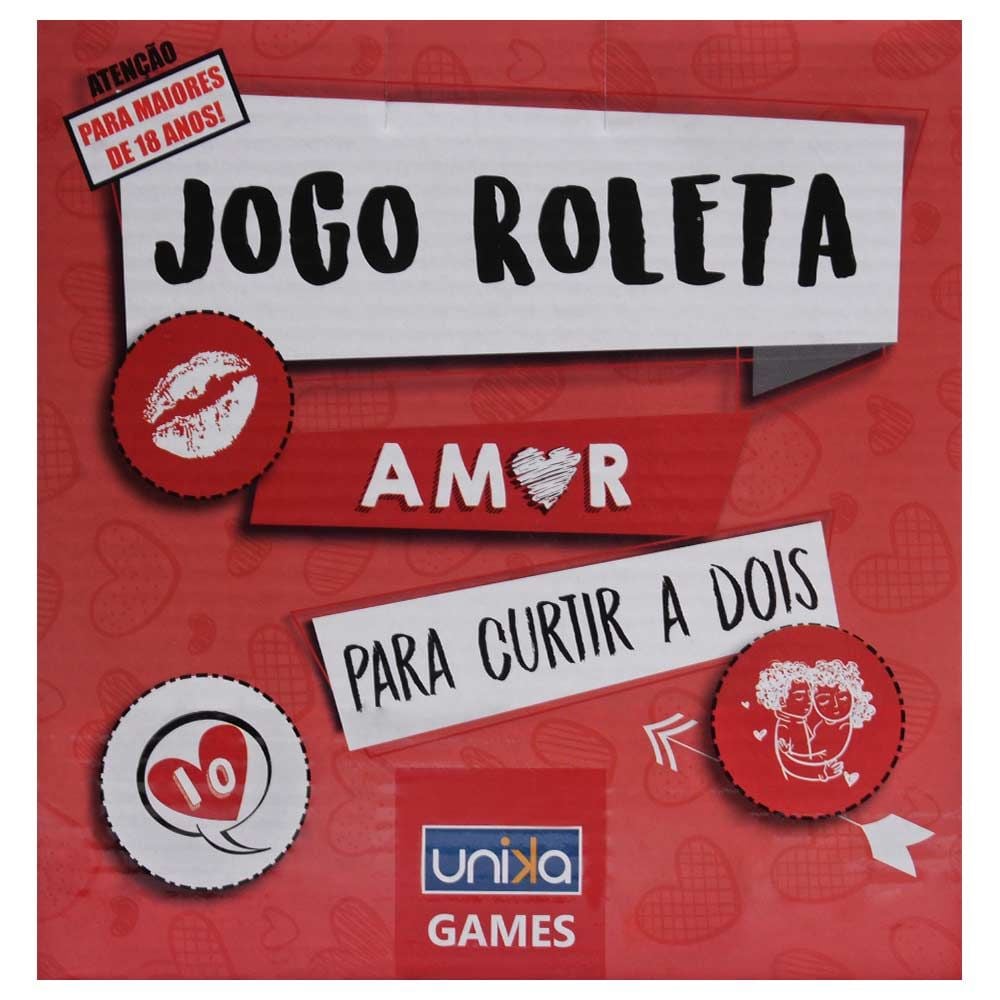 Jogo Roleta Amor para Curtir a Dois com 4 Shots Unika em 10X Sem Juros -  Miess