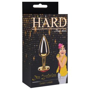 Plug Metal Dourado Com Pedra Dra Zeferina Hard