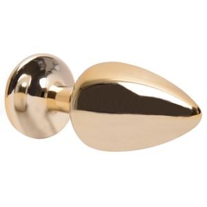 Plug Metal Dourado Com Pedra Dra Zeferina Hard