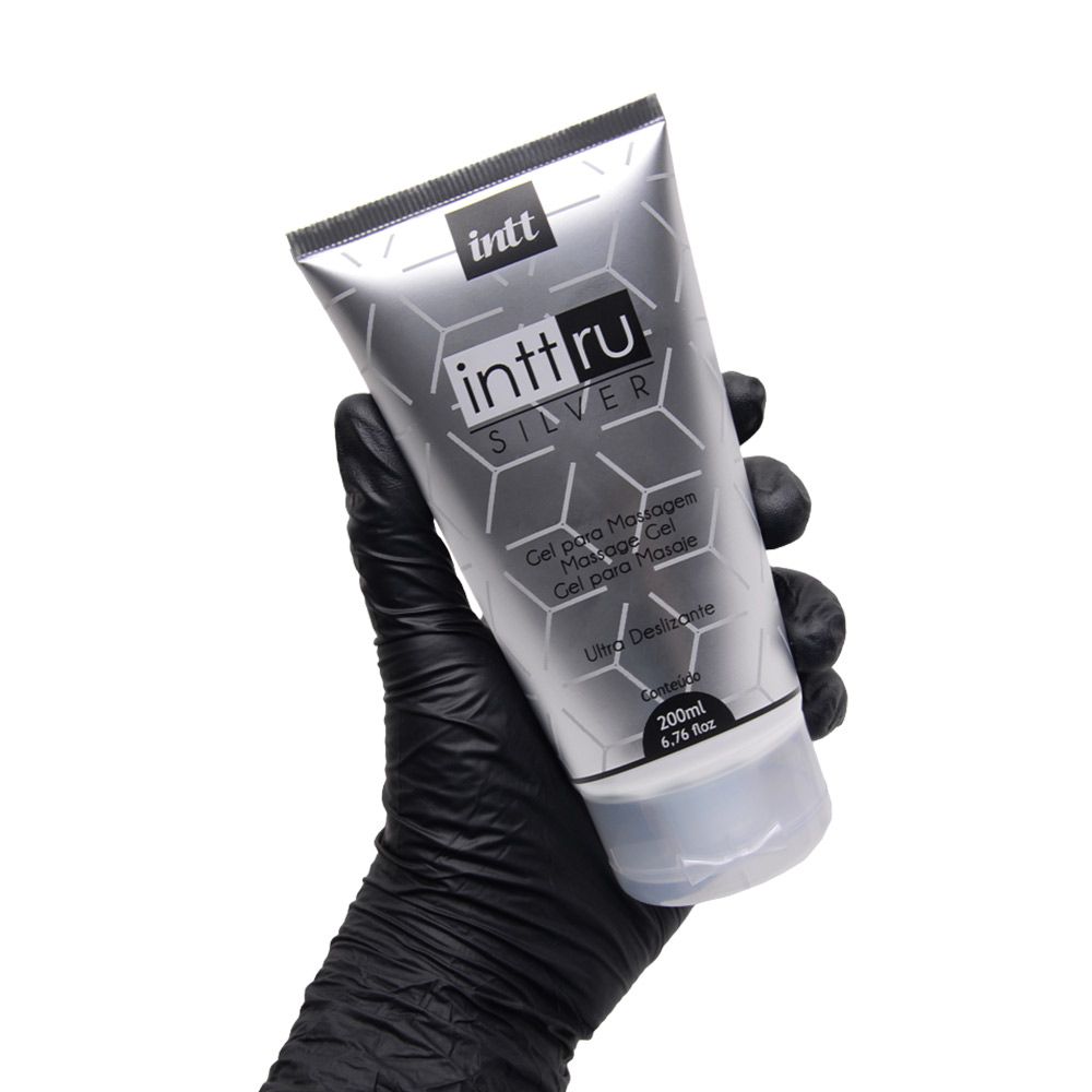 GEL PARA MASSAGEM-Intt Ru Silver-200ml- GOZZE SEX SHOP