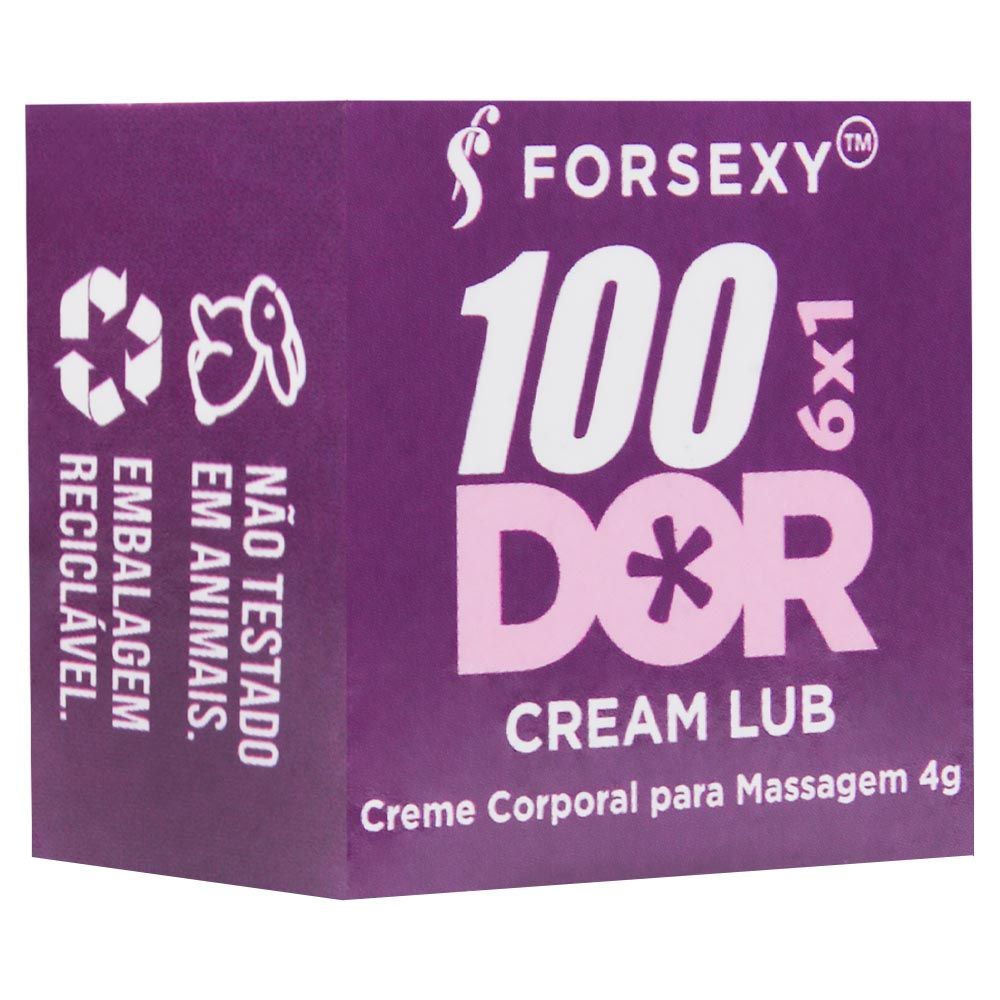 100dor 6x1 Cream Lub Anal Multifunções 4g For Sexy - Gall