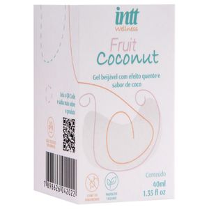 Fruit Coconut Gel Beijavel Quente 40ml Intt Wellness