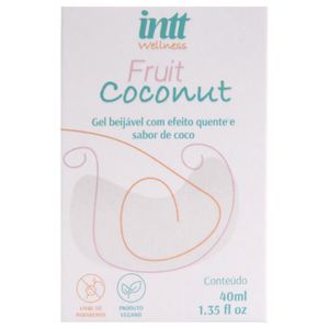 Fruit Coconut Gel Beijavel Quente 40ml Intt Wellness