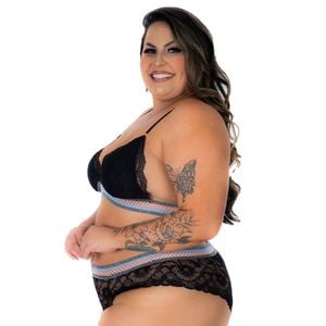 Fantasia Plus Size Conjunto Verao Pimenta Sexy