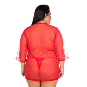 Robe Plus Size Felina Pimenta Sexy