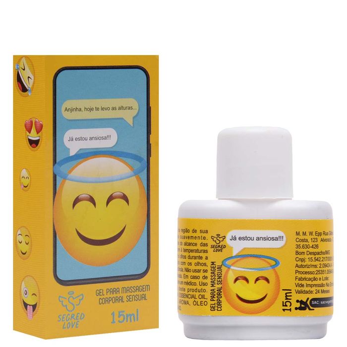 Emoji Já Estou Ansiosa Gel Hot 15ml Segred Love