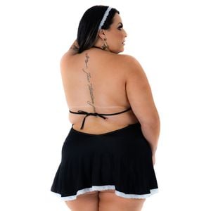 Fantasia Plus Size Empregada De Luxo Pimenta Sexy