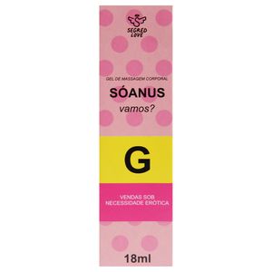 Soanus Gel Dessensibilizante Anal 18ml Segred Love