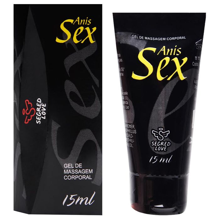 Anis Sex Gel Facilitador Anal 15ml Segred Love