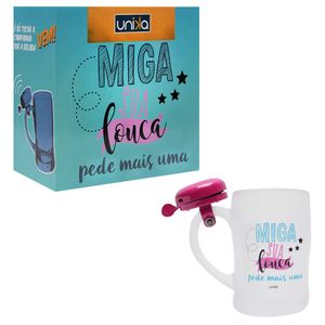 Caneca Chopp Campainha Miga Sua Louca Unika Games