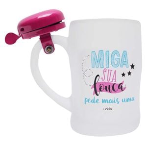 Caneca Chopp Campainha Miga Sua Louca Unika Games