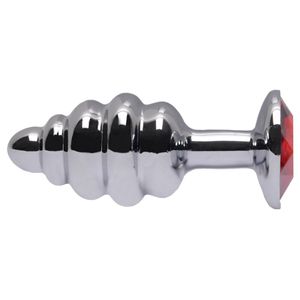 Plug Anal Metal Escalonado 7cm Sexy Import