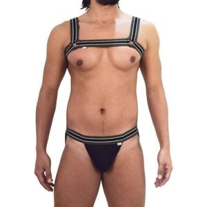 Conjunto Cueca Jock Mais Harness Elastico Sd Clothing