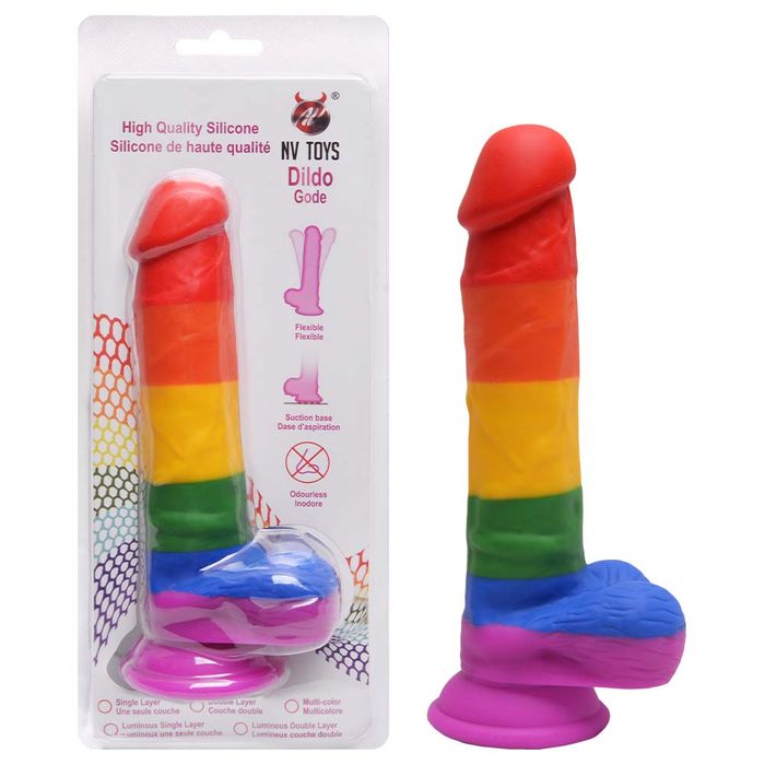 Pênis Realístico Colorido Nv Toys Vipmix
