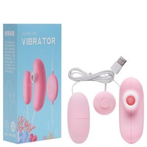 Capsula Vibrador Duplo Estimulos Succoes Usb Vipmix