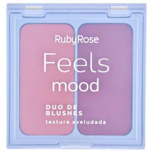 Duo Blush Feels Mood Textura Aveludada 14g Ruby Rose