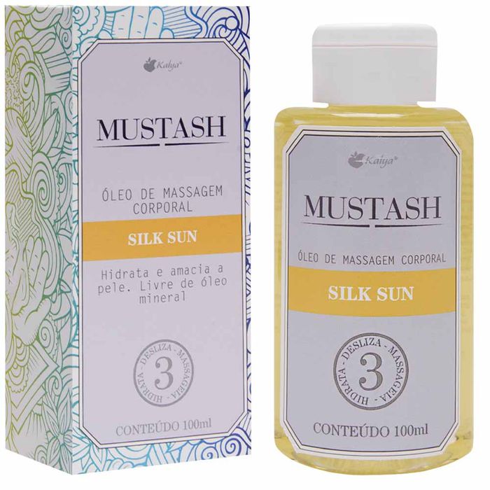 Mustash Silk Sun óleo Hot Deslizante 100ml Kalya