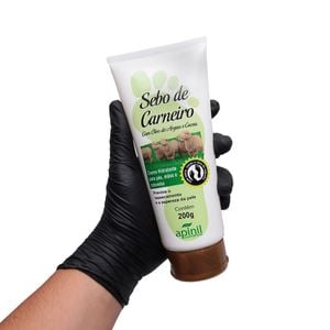 Sebo De Carneiro Creme Com Argan E Cacau 200g Apinil